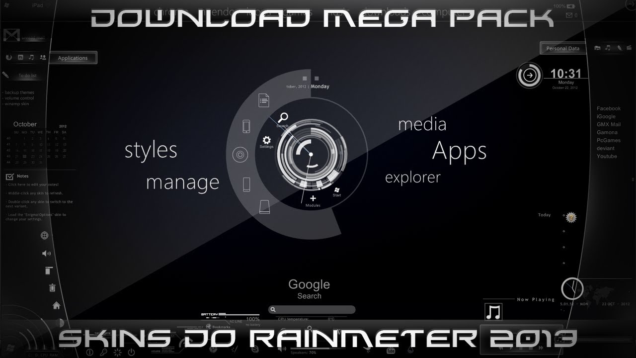 rainmeter skin packager download